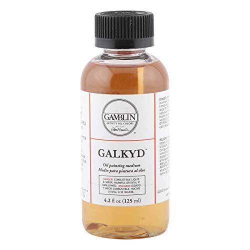 GAMBLIN ARTISTS COLORS CO Gamblin Galkyd Painting Medium 4 oz Bottle, 4.2  Fl Oz (Pack of 1), 4