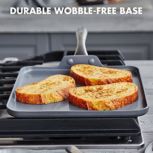 T-fal B36313 Specialty Nonstick Grilled Cheese Griddle Cookware,  10.25-Inch, Black