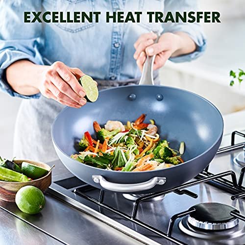 Lima Hard Anodized Healthy Ceramic Nonstick 10 Frying Pan Skillet,  Pfas-Free