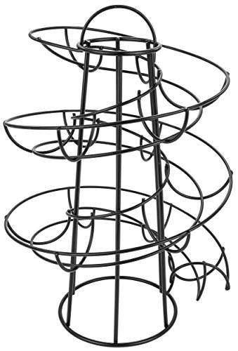 Southern Homewares Egg Skelter Deluxe Modern Spiraling Dispenser Rack Black  - Imported Products from USA - iBhejo