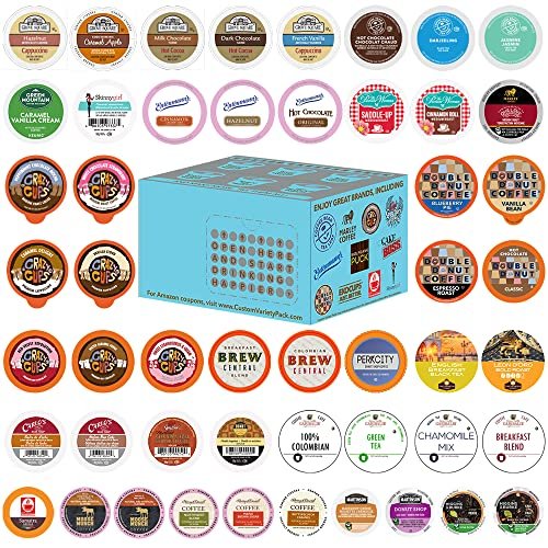 Double Donut Double Caramel Cappuccino Coffee Pods for Keurig K Cups  Brewers
