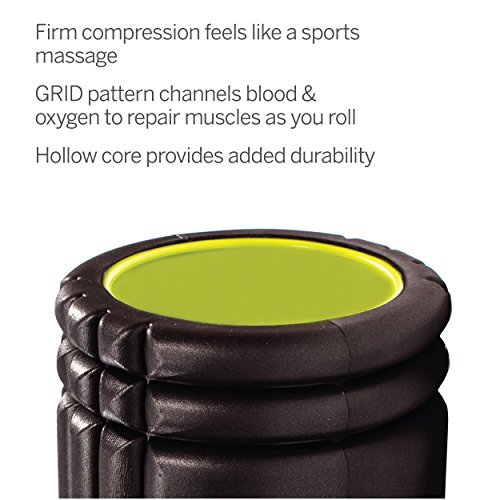 Foam Fitness Roller for Deep Tissue Massage Grid Muscle Trigger Point  Muscles