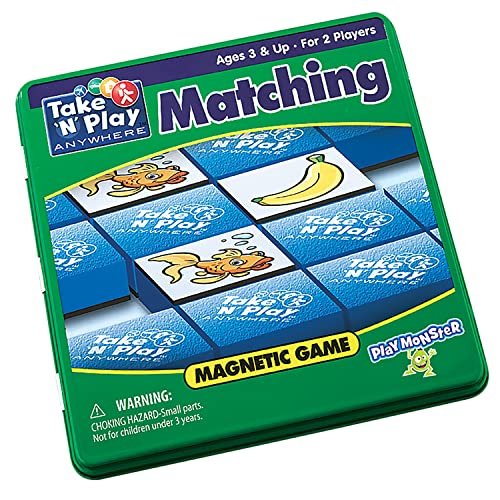 PlayMonster Take N Play — Matching Game — Easy to Use, Hard to Lose — Fun  on the Go Travel Game — For Ages 3+