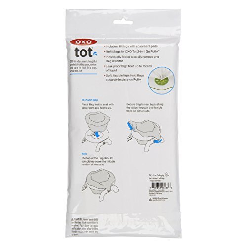 OXO Tot 2-in-1 Go Potty - Gray, 1 Count (Pack of 1)