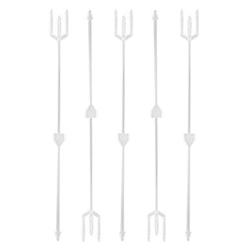Super Z Outlet 9 Plastic Straight Head Floral Picks Card Holders for Weddings Birthday Parties Events Decorations (50 Pieces)