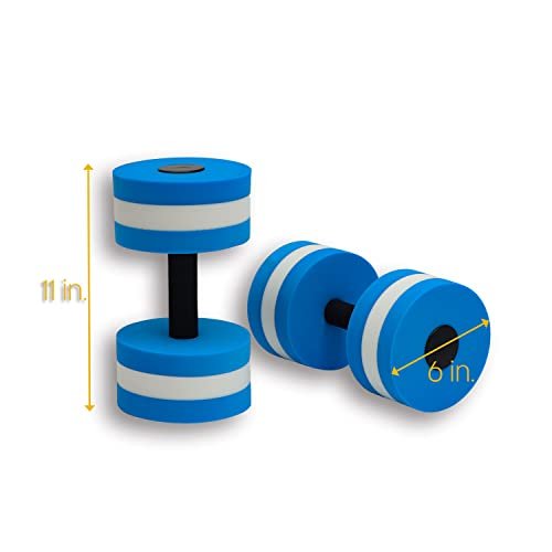 Aquatic Exercise Dumbells - Set of 2 - For Water Aerobics - By