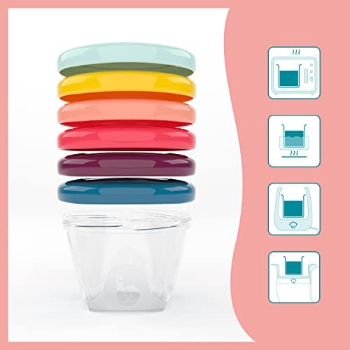 Babymoov Leak Proof Storage Bowls | BPA Free Containers With Lids, Ideal to  Store Baby Food or Snacks for Toddlers (PICK YOUR SET SIZE)