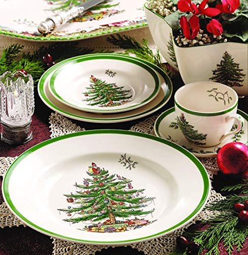 Spode Christmas Tree 5-Piece Setting | Made Of Fine Earthenware