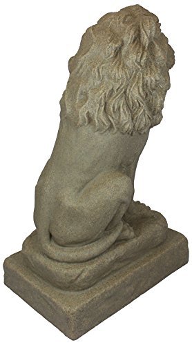 natural sandstone appearance emsco group guardian lion statue made of resin 