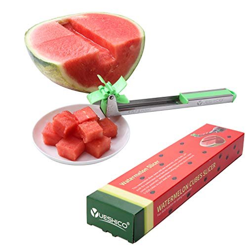 Stainless Steel Watermelon Cube Cutter Quickly Safe Watermelon Knife,Fun Fruit Salad Melon Cutter