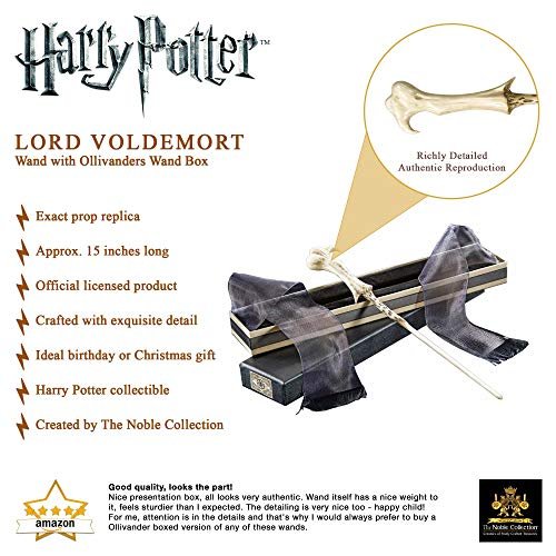 The Noble Collection Harry Potter Lord Voldemort's Wand in Ollivander's Box