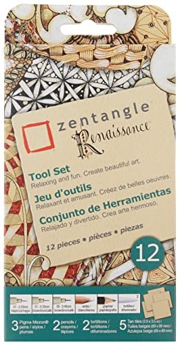 Zentangle tool set, 12 pieces