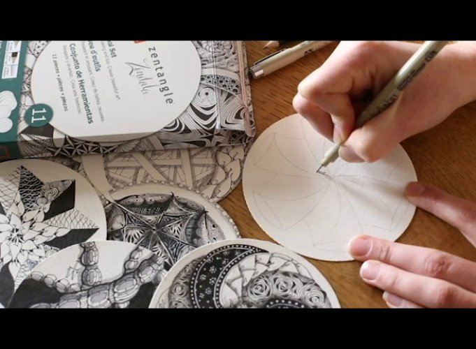  Sakura Zentangle - 3 Piece Drawing Set