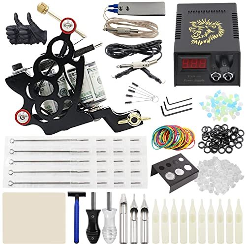 Tattoo Machine Kit -Yuelong Complete Tattoo Kits Pro Machine Guns Foot  Pedal Clip Cord Needles for Beginners and Experienced Artists Tattoo  Supplies - Online Shopping from USA