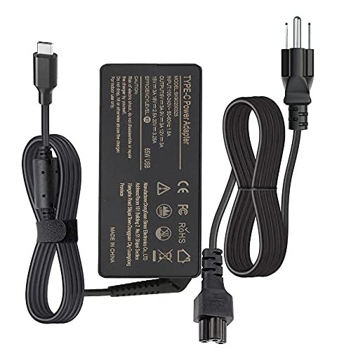 65W Type C Power Adapter, USB-C Charger for Lenovo Yoga C940 C740 S730 720  730 720-13IKB 730-13ikb 730S 910 920 920-13ikb 13 ThinkPad X1 Carbon -  Imported Products from USA - iBhejo
