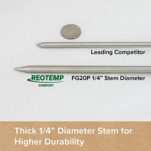 REOTEMP Backyard Compost Thermometer