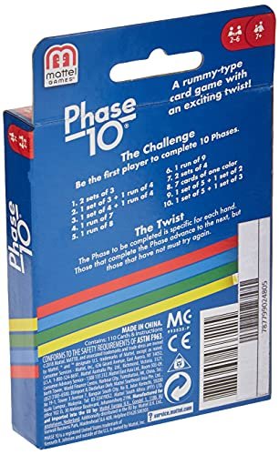 Phase 10 Card Game - W4729