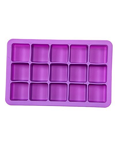 W&P Peak Silicone Extra Large Cube Ice Tray w/ Protective Lid | Blue Peak |  Easy to Remove Ice Cubes | Food Grade Premium Silicone | Dishwasher Safe