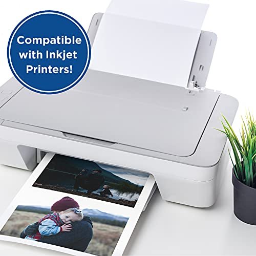 Printworks Matte Photo Paper for Inkjet Printers, Printable on Both Sides,  6.5 mil, 8.5 x 11 inches, 80 Sheets (00426-6) - Imported Products from USA  - iBhejo