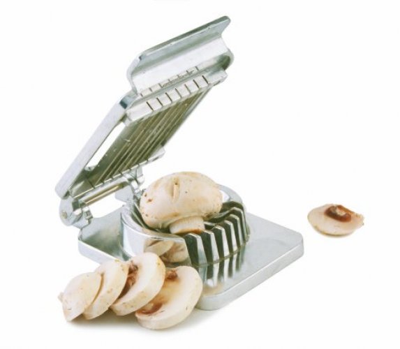 CRESTWARE Commercial Aluminum Mushroom Slicer, Silver (AMS)