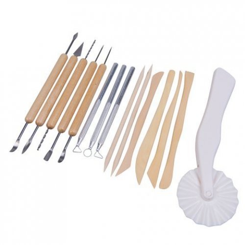 Sculpt Pro Pottery Tool Starter Kit - 15-Piece 26-Tool Beginner's Clay  Sculpting Set - Free Carrying Case Included - Great Gift