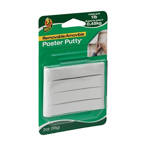 Duck Brand Reusable and Removable Poster Putty for Mounting, 2 oz, White  (1436912) - Imported Products from USA - iBhejo