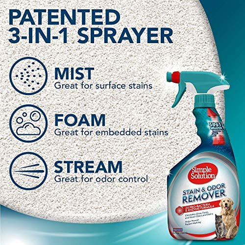 Simple solution enzymatic clearance cleaner