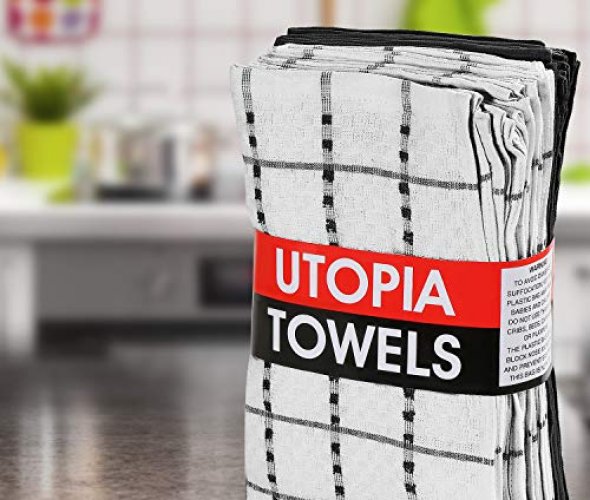 Utopia Kitchen Towels Are Super Cheap, Highly Absorbent, and