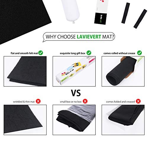 Lavievert Jigsaw Puzzle Roll Mat Felt Mat for Puzzle Storage Puzzle Saver  Up to 1500 Pieces, Long Box Package, No Folded Creases, Environmentally