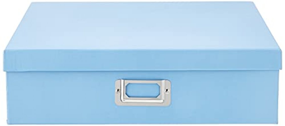 Pioneer Jumbo Scrapbook Storage Box (Sky Blue)