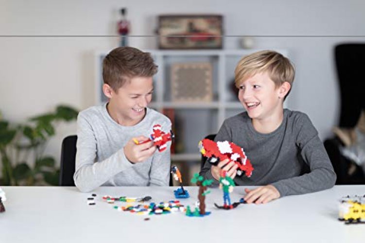 PLUS PLUS – Neon Mix - 300 Piece, Construction Building Stem/Steam Toy,  Mini Puzzle Blocks for Kids