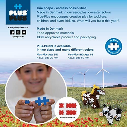 Plus-Plus Basic Mini Building Set - 300 Piece