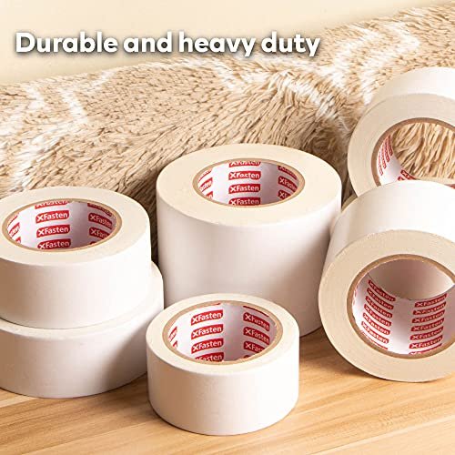 Xfasten Carpet Tape Double Sided - Heavy Duty 2 X 20 Yds Gentle On Surface  Double Sided Carpet Tape For Area Rugs Over Carpet For Hardwood Floors, -  Imported Products from USA - iBhejo