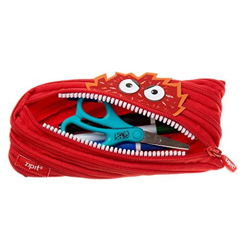 ZIPIT Monster Pencil Case for Girls | Pencil Pouch for School, College and  Office | Pencil Bag for Boys and Girls (Pink)
