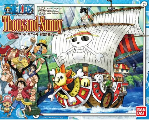  Bandai Hobby Thousand Sunny Model Ship Action Figure : Arts,  Crafts & Sewing