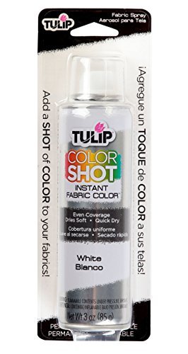 Tulip Colorshot Instant Fabric Spray Color 3Oz. White - Imported