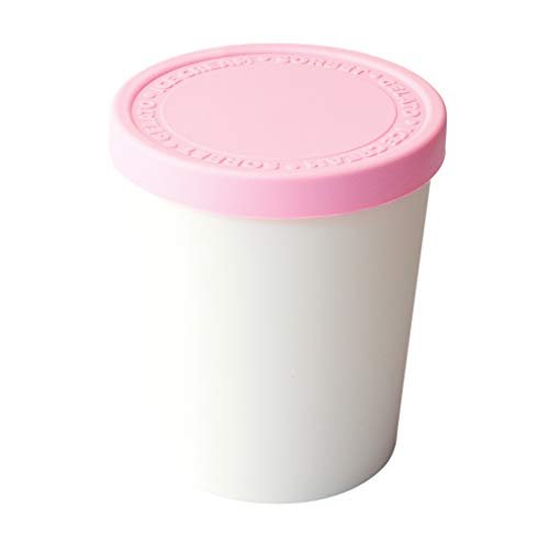 Stackable Sweet Treat Ice Cream Tub With Tight-Fitting Silicone