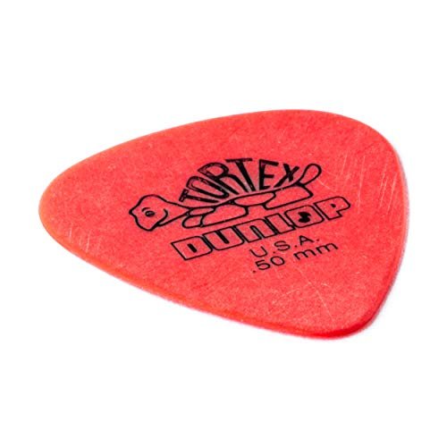 Jim Dunlop Standard .50mm Red Guitar Pick, 12 Pack