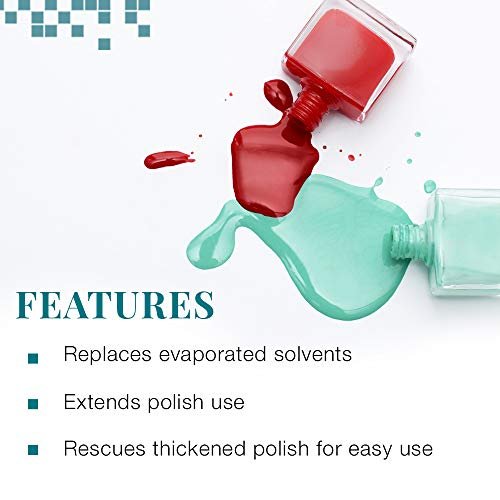 Artisan Nail Polish and Top Coat Thinner | Quickly Thin Out - Restore -  Refill Size