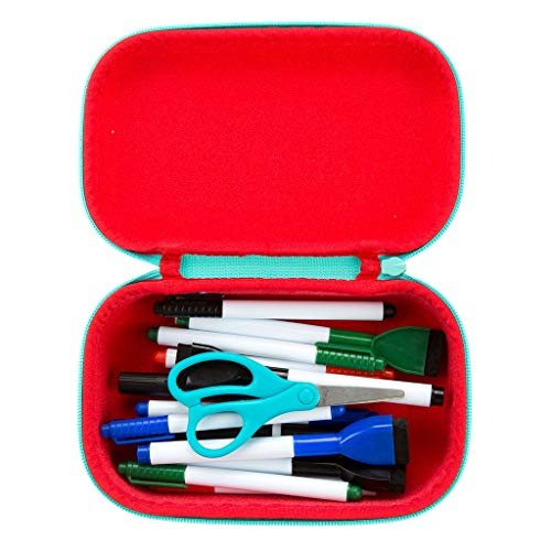 Zipit Colorz Pencil Box for Girls & Boys, Holds Up to 60 Pens, Sturdy Storage Container for School and Office Supplies, Secure Zipper Closure (Black