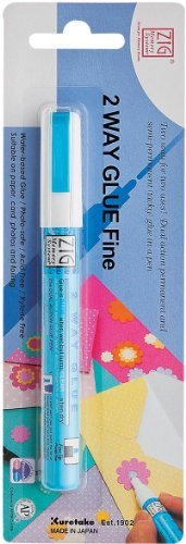 2 Pack Zig 2-Way Glue Pen -Chisel Tip