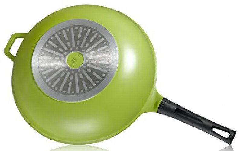  Ozeri Green Ceramic Frying Pan, 10: Green Induction Pan: Home  & Kitchen