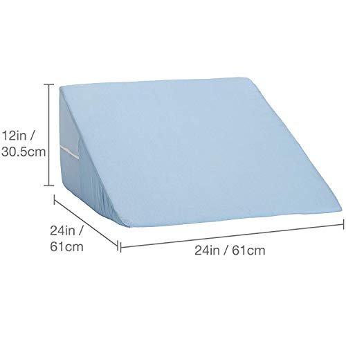 DMI Bed Wedge Pillow and Triangle Wedge with Elevated Incline for Neck  Pain, Headaches, Reflux, Shoulders, Back Pain, Foot Support, Knee Pain or