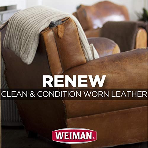 Weiman Leather Cleaner & Conditioner Wipes With Uv Protection