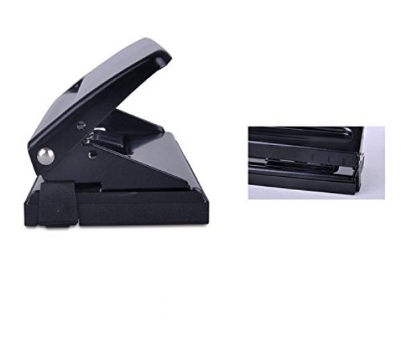 Chris-Wang Adjustable Metal 6-Hole Paper Punch Puncher for  A5/Personal/Pocket Size Six Ring Binder Day Planner Inserts Pages - 6 Sheet  Capacity - 6mm