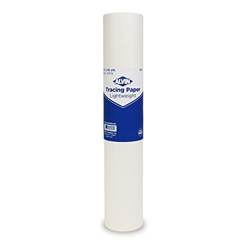 Bienfang Sketching & Tracing Paper Roll, White, 12 Inches x 20 Yards - for  Drawing, Trace, Sketch, Craft, Sewing Pattern