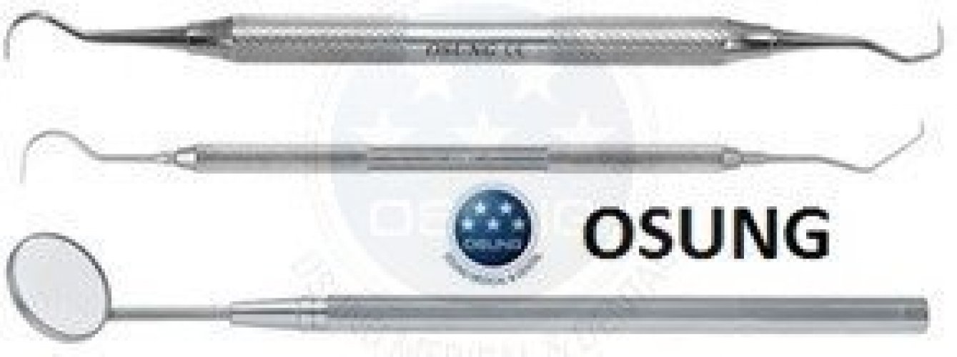 Osung Dental Tartar Scraper and Remover Set SS