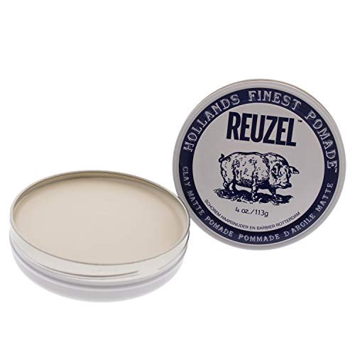 Reuzel Blue Strong Hold Water Soluble Pomade - Men's Concentrated Wax  Formula With Natural And Organic Hold - Defining Product That's Extra Easy  To