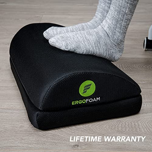 ErgoFoam Adjustable Foot Rest for Added Height (Mesh) Orthopedic