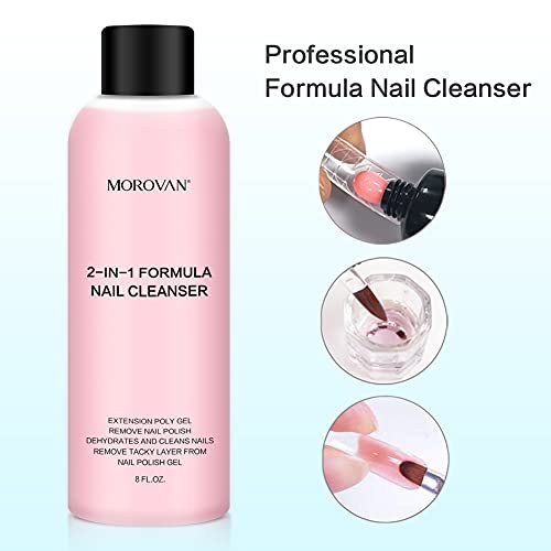 Morovan 2 In 1 Formula Slip Solution For Poly Gel Nails Nail Cleanser morovan-2-in-1-formula-slip-solution-for-poly-gel-nails-nail-cleanser